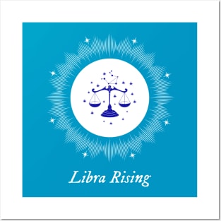 Libra Rising Astrology Chart Zodiac Sign Ascendant Posters and Art